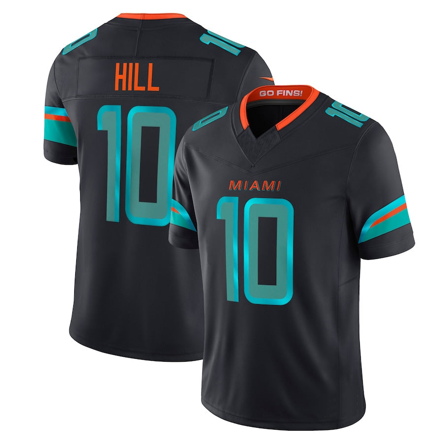 Jdoa M.Dolphins #10 Tyreek Hill Player Blue Rivalries Collection Vapor Limited Stitched Jerseys