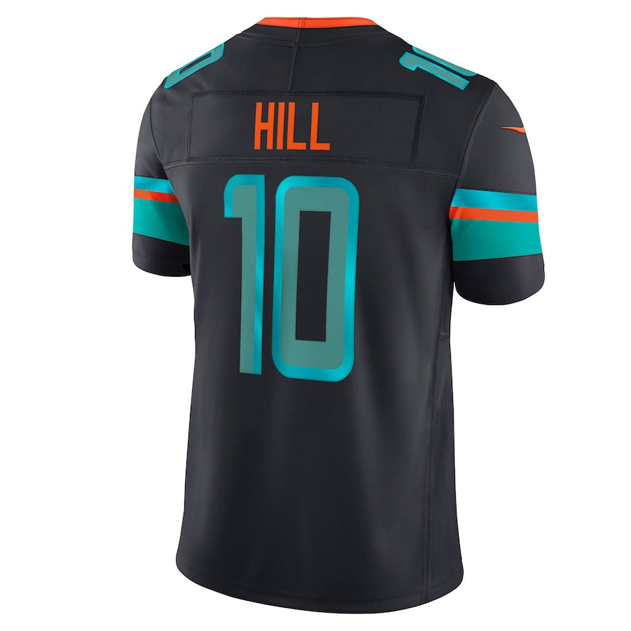 Jdoa M.Dolphins #10 Tyreek Hill Player Blue Rivalries Collection Vapor Limited Stitched Jersey