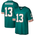 Jdoa M.Dolphins #13 Dan Marino Mitchell & Ness Aqua Big & Tall 1984 Retired Player Replica Stitched Jerseys