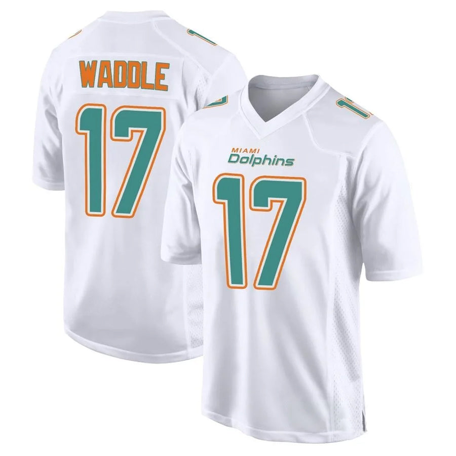 Jdoa M.Dolphins #17 Jaylen Waddle Player White Fashion Game Stitched Jerseys