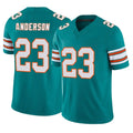 Jdoa M.Dolphins #23 Zayne Anderson Player Aqua Limited Alternate Vapor F.U.S.E. Home Game Stitched Jerseys