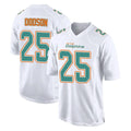Jdoa M.Dolphins #25 Tyrel Dodson Player White Fashion Home Game Stitched Jerseys