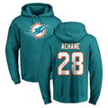 Jdoa M.Dolphins #28 De'Von Achane Player Aqua LOGO Pullover Hoodies Limited Stitched Jerseys