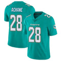 Jdoa M.Dolphins #28 De'Von Achane Player Aqua Limited Vapor Untouchable Home Game Stitched Jerseys