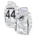 Jdoa M.Dolphins #44 Chop Robinson Player Arctic Camo Salute to Service Hoodies Limited Game Stitched Jerseys
