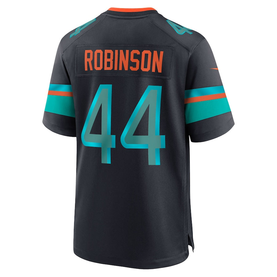 Jdoa M.Dolphins #44 Chop Robinson Player Pitch Blue Rivalries Collection Game Stitched Jerseys