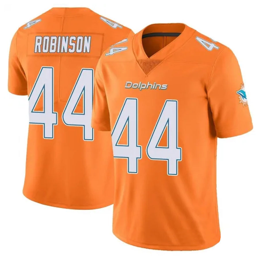 Jdoa M.Dolphins #44 Chop Robinson Player White Orange Vapor Limited Stitched Jerseys