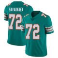 Jdoa M.Dolphins #72 Jonah Savaiinaea Player Aqua Limited Alternate Vapor Untouchable Home Game Stitched Jerseys
