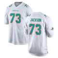 Jdoa M.Dolphins #73 Austin Jackson Player White Limited Home Game Stitched Jerseys
