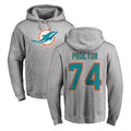 Jdoa M.Dolphins #74 Kadyn Proctor Player Gray LOGO Pullover Hoodies Limited Stitched Jerseys