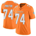 Jdoa M.Dolphins #74 Kadyn Proctor Player Orange Limited Home Game Stitched Jerseys