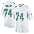 Jdoa M.Dolphins #74 Kadyn Proctor Player White Home Game Stitched Jerseys