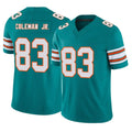 Jdoa M.Dolphins #83 Kevin Coleman Jr. Player Aqua Limited Alternate Vapor F.U.S.E. Home Game Stitched Jerseys