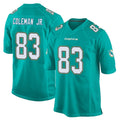 Jdoa M.Dolphins #83 Kevin Coleman Jr. Player Aqua Team Color Home Game Stitched Jerseys