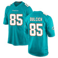 Jdoa M.Dolphins #85 Greg Dulcich Player Aqua Home Game Stitched Jerseys