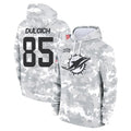Jdoa M.Dolphins #85 Greg Dulcich Player Arctic Camo Salute to Service Hoodies Limited Game Stitched Jerseys