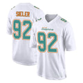 Jdoa M.Dolphins #92 Zach Sieler Player White Fashion Home Game Stitched Jerseys