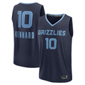 Jdoa M.Grizzlies #10 Luke Kennard Navy Fast Break Replica Player Stitched Jerseys- Icon Edition