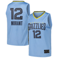 Jdoa M.Grizzlies #12 Ja Morant Light Blue Fast Break Replica Player Stitched Jerseys- Statement Edition