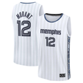 Jdoa M.Grizzlies #12 Ja Morant White 2025-2026 City Edition Fast Break Stitched Jerseys