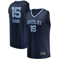 Jdoa M.Grizzlies #15 Brandon Clarke Navy Fast Break Replica Stitched Jerseys- Icon Edition