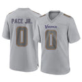 Jdoa MN.Vikings #0 Ivan Pace Jr. Player Gray Atmosphere Fashion Home Game Stitched Jerseys