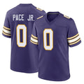 Jdoa MN.Vikings #0 Ivan Pace Jr. Player Purple Classic Home Game Stitched Jerseys