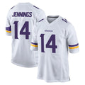 Jdoa MN.Vikings #14 Jauan Jennings Player White Home Game Stitched Jerseys