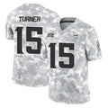 Jdoa MN.Vikings #15 Dallas Turner Player Arctic Camo Salute To Service Limited Game Stitched Jerseys