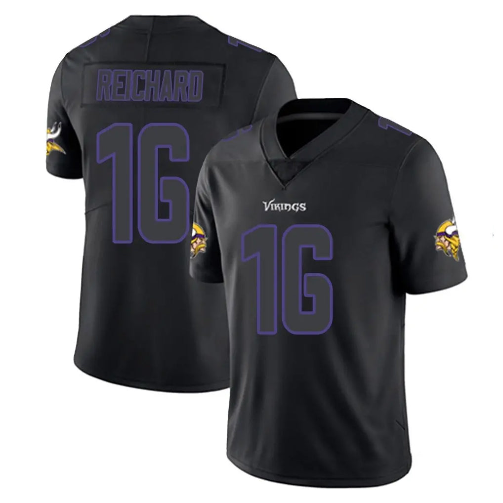 Jdoa MN.Vikings #16 Will Reichard Player Black Impact LImited Home Game Stitched Jerseys