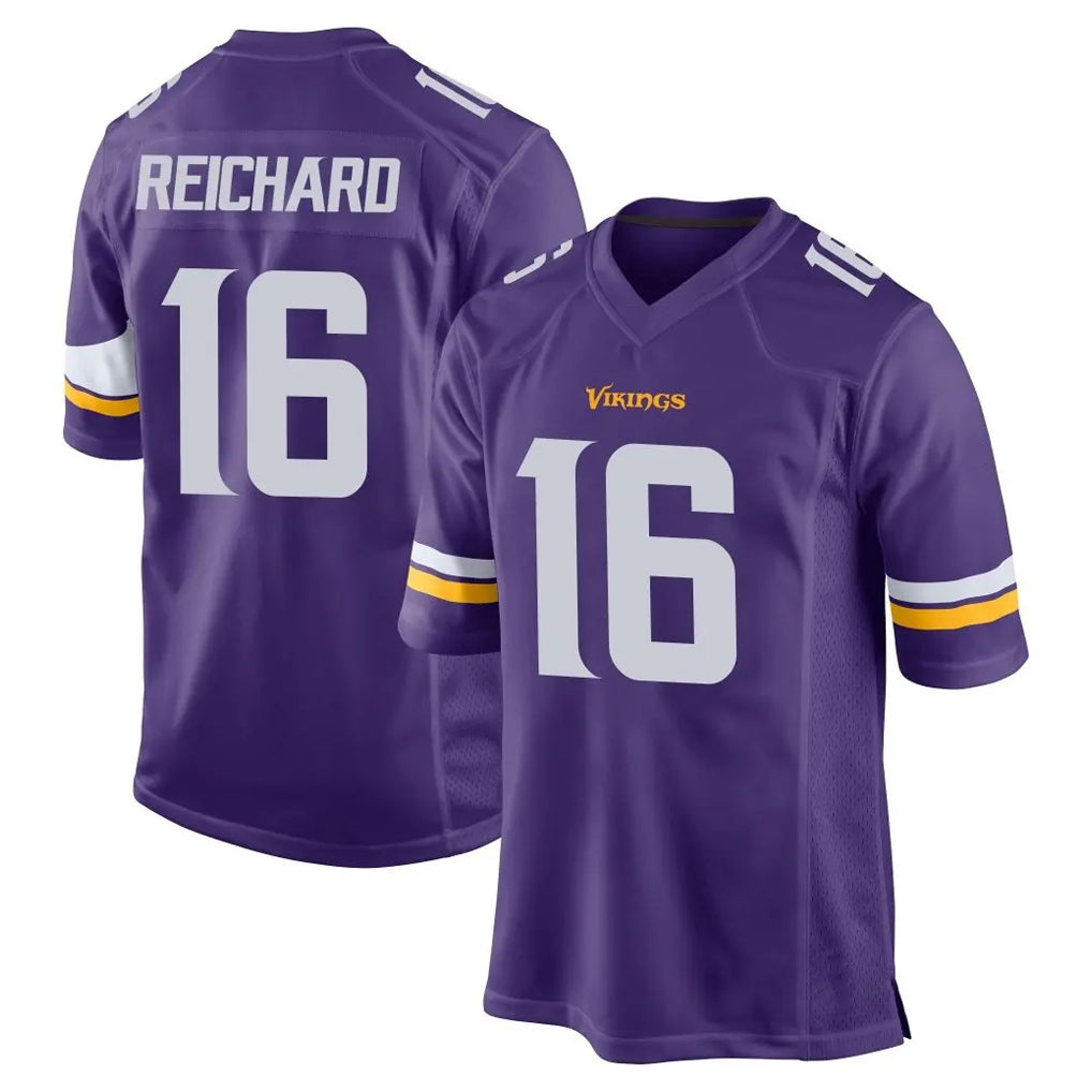 Jdoa MN.Vikings #16 Will Reichard Player Purple Home Game Stitched Jerseys