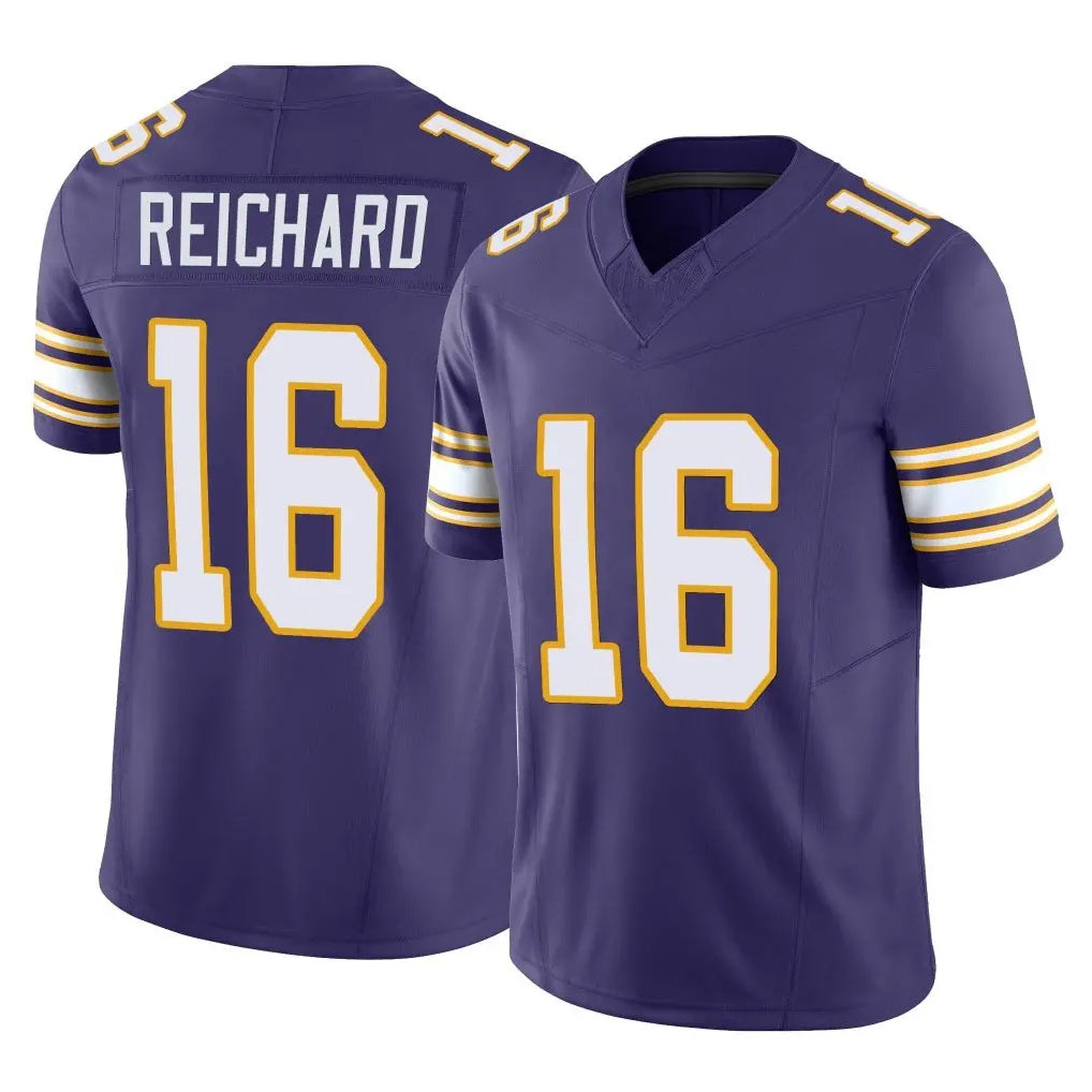 Jdoa MN.Vikings #16 Will Reichard Player Purple Limited Classic Vapor F.U.S.E. Home Game Stitched Jerseys