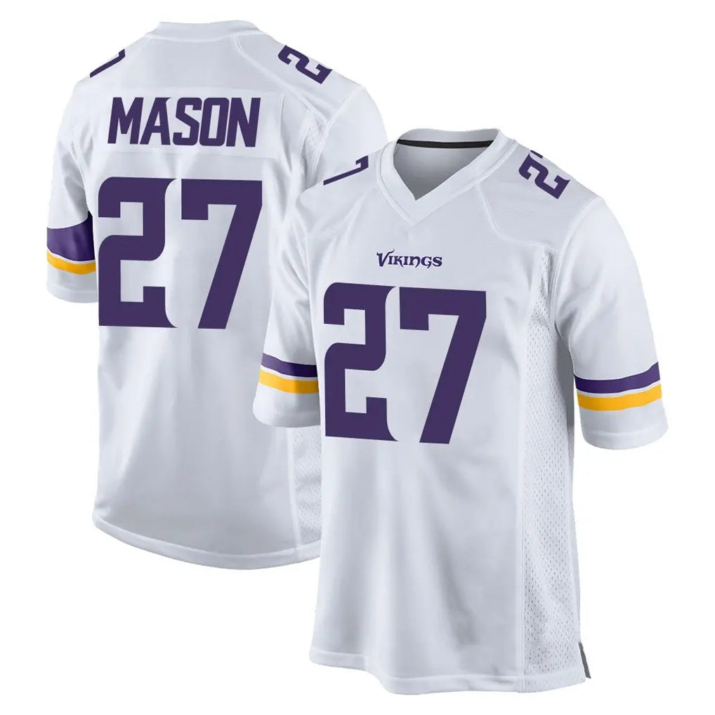 Jdoa MN.Vikings #27 Jordan Mason Player White Home Game Stitched Jerseys