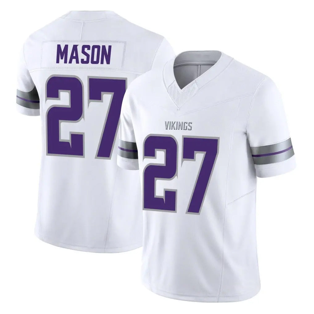 Jdoa MN.Vikings #27 Jordan Mason Player White Limited Alternate Vapor F.U.S.E. Home Game Stitched Jerseys