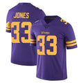 Jdoa MN.Vikings #33 Aaron Jones Sr. Player Purple Limited Color Rush Home Game Stitched Jerseys