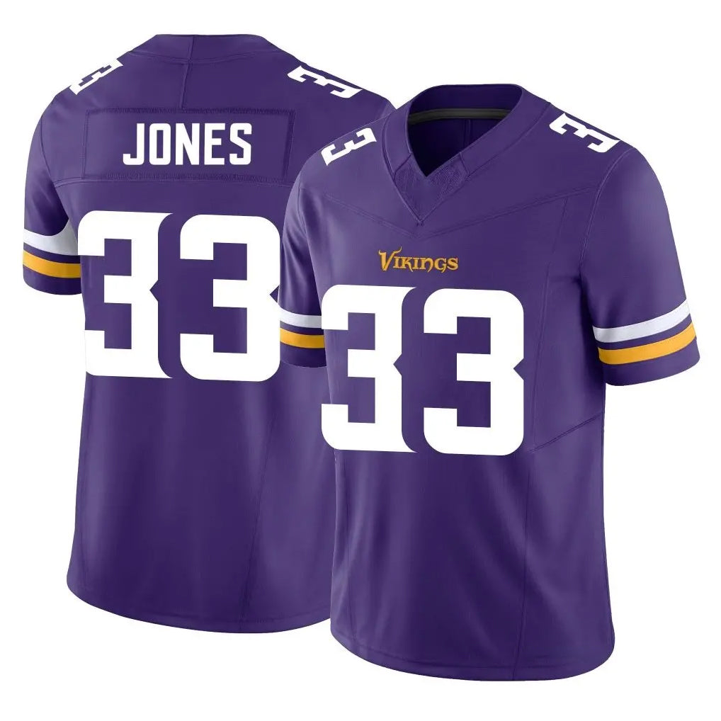 Jdoa MN.Vikings #33 Aaron Jones Sr. Player Purple Limited Vapor F.U.S.E. Home Game Stitched Jerseys