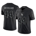 Jdoa MN.Vikings #44 Josh Metellus Player Black Reflective LImited Home Game Stitched Jerseys