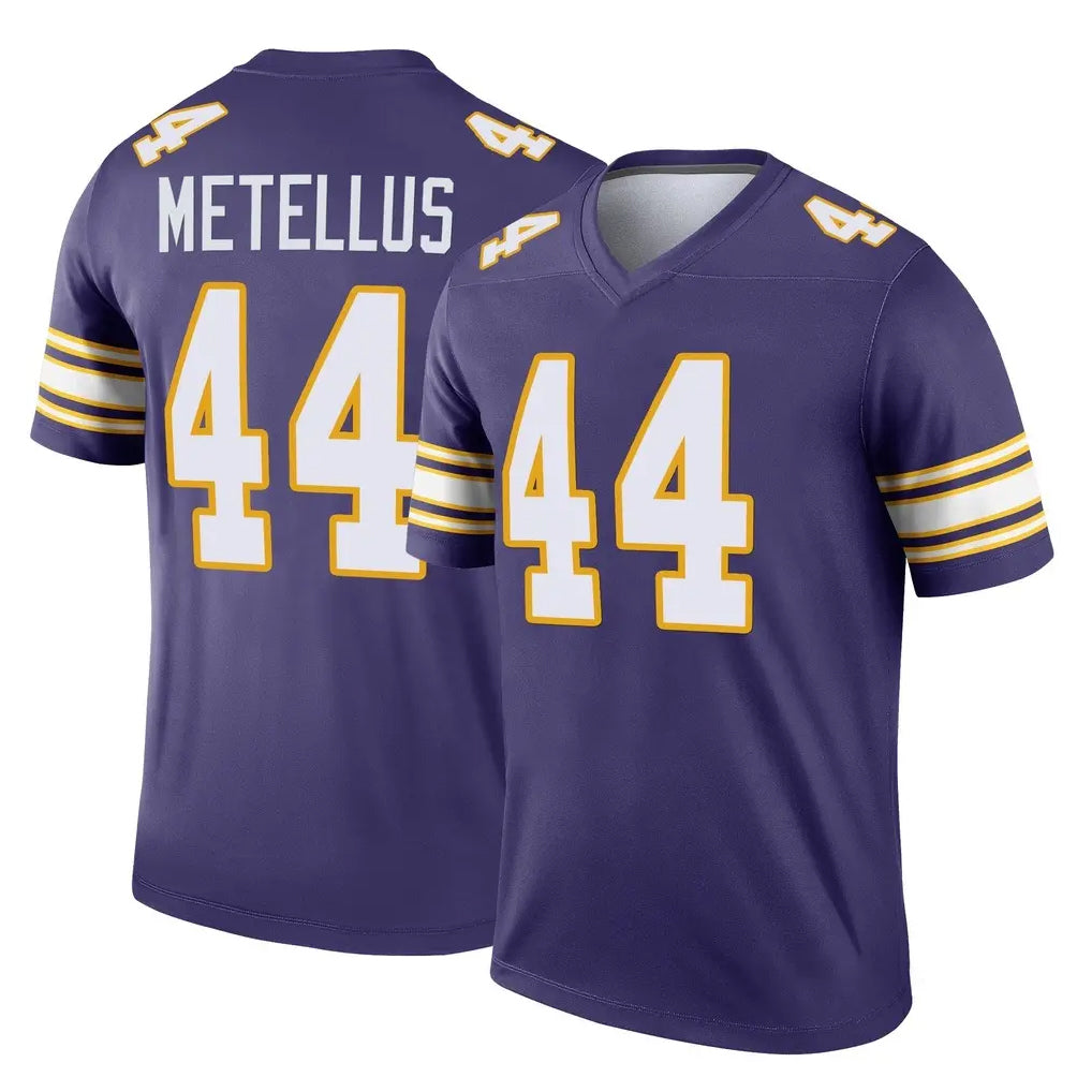 Jdoa MN.Vikings #44 Josh Metellus Player Purple Limited Classic Home Game Stitched Jerseys