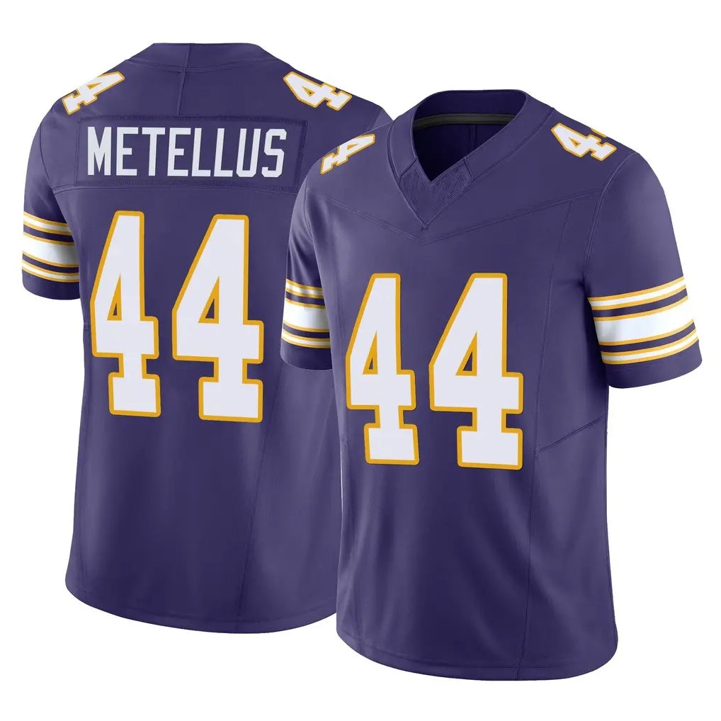 Jdoa MN.Vikings #44 Josh Metellus Player Purple Limited Classic Vapor F.U.S.E. Home Game Stitched Jerseys