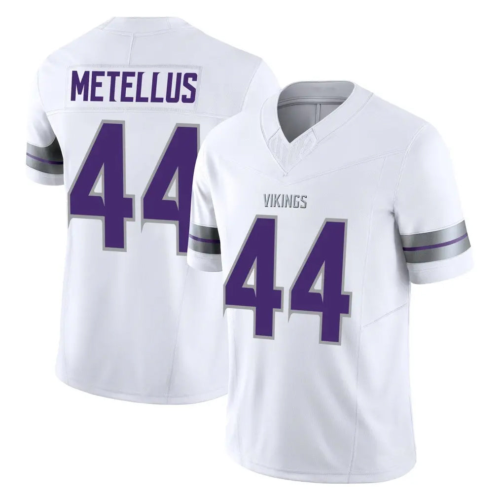 Jdoa MN.Vikings #44 Josh Metellus Player White Limited Alternate Vapor F.U.S.E. Home Game Stitched Jerseys