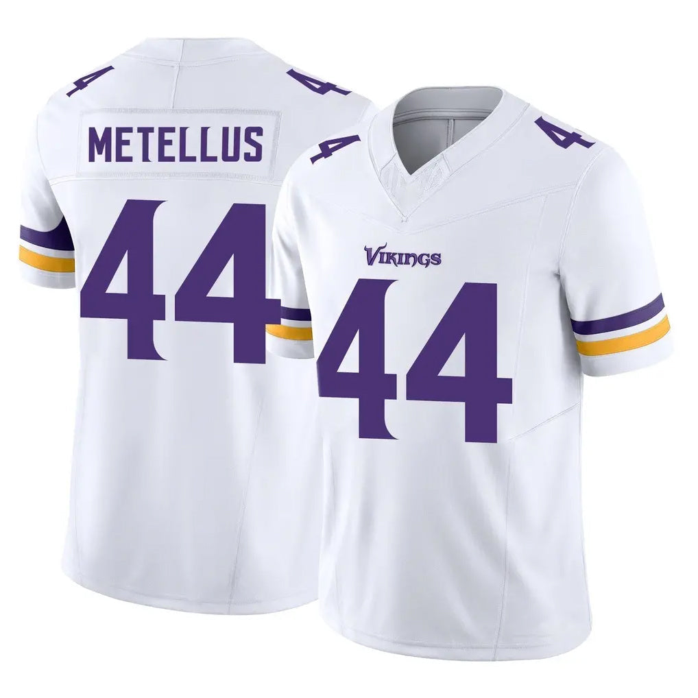 Jdoa MN.Vikings #44 Josh Metellus Player White Limited Vapor F.U.S.E. Home Game Stitched Jerseys