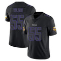 Jdoa MN.Vikings #55 Eric Wilson Player Black Impact LImited Home Game Stitched Jerseys