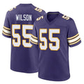Jdoa MN.Vikings #55 Eric Wilson Player Purple Classic Home Game Stitched Jerseys