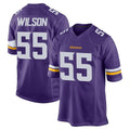 Jdoa MN.Vikings #55 Eric Wilson Player Purple Home Game Stitched Jerseys