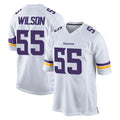 Jdoa MN.Vikings #55 Eric Wilson Player White Home Game Stitched Jerseys