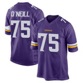 Jdoa MN.Vikings #75 Brian O'Neill Player Purple Home Game Stitched Jerseys
