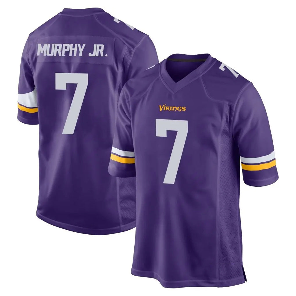 Jdoa MN.Vikings #7 Byron Murphy Jr. Player Purple Home Game Stitched Jerseys