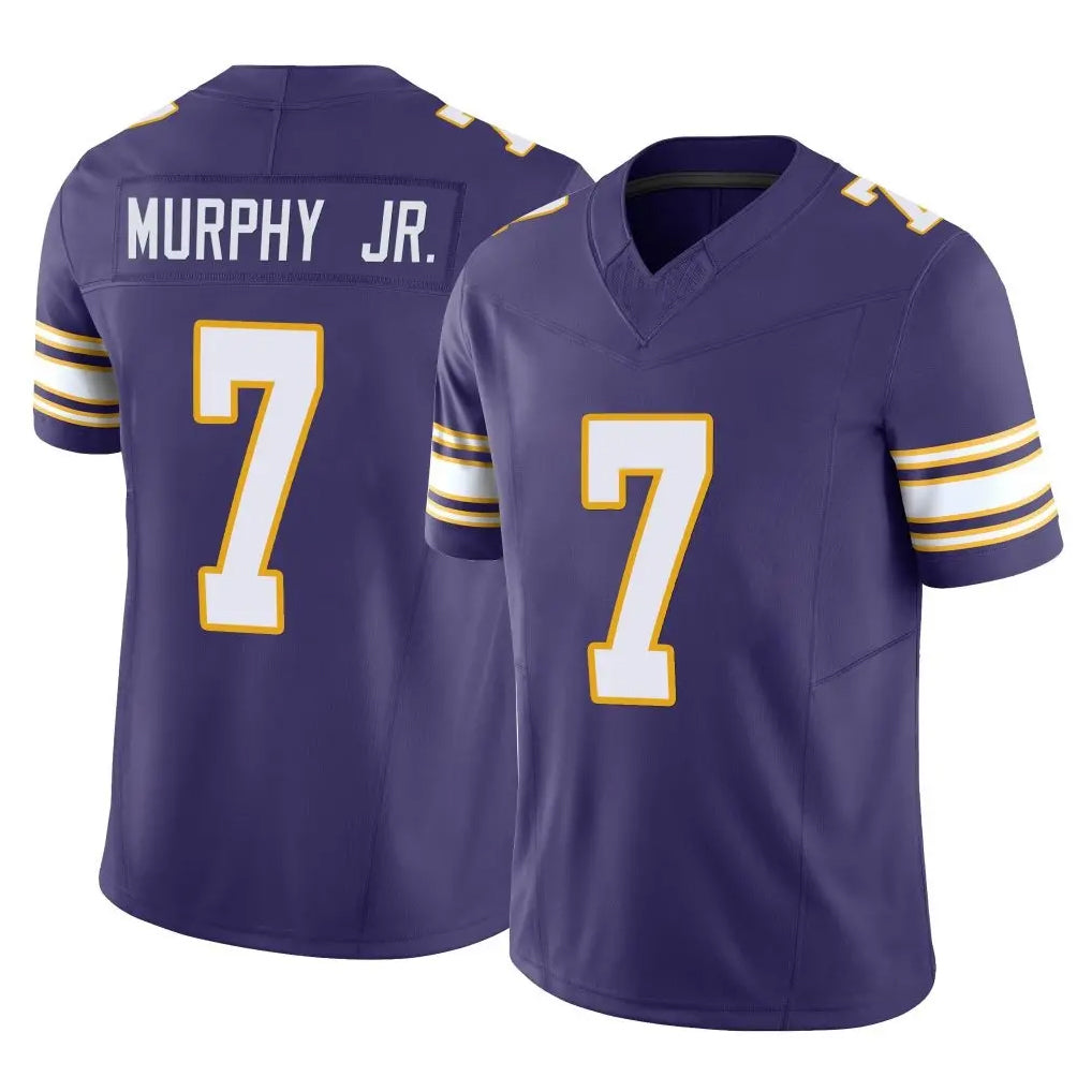 Jdoa MN.Vikings #7 Byron Murphy Jr. Player Purple Limited Classic Vapor F.U.S.E. Home Game Stitched Jerseys