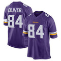 Jdoa MN.Vikings #84 Josh Oliver Player Purple Home Game Stitched Jerseys