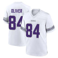 Jdoa MN.Vikings #84 Josh Oliver Player White Alternate Home Game Stitched Jerseys